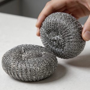 410/430 STAINLESS STEEL MESH SCOURER KITCHEN CLEANING
